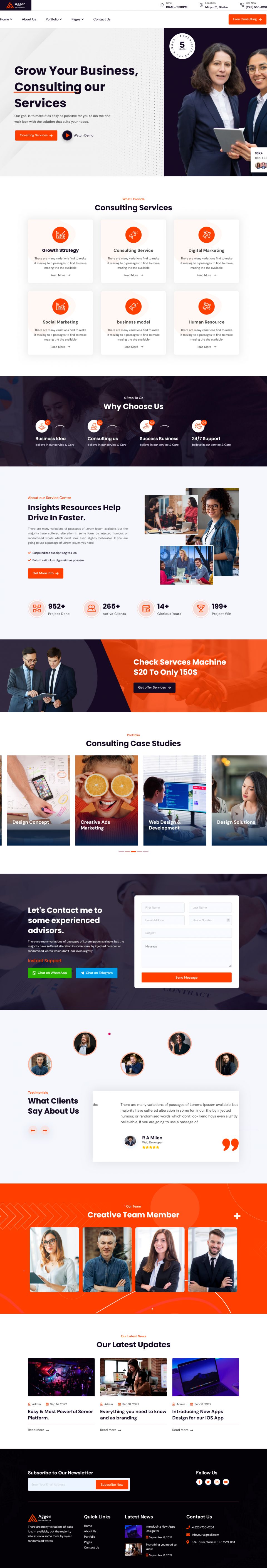 WordPress template ThemeForest Aagen