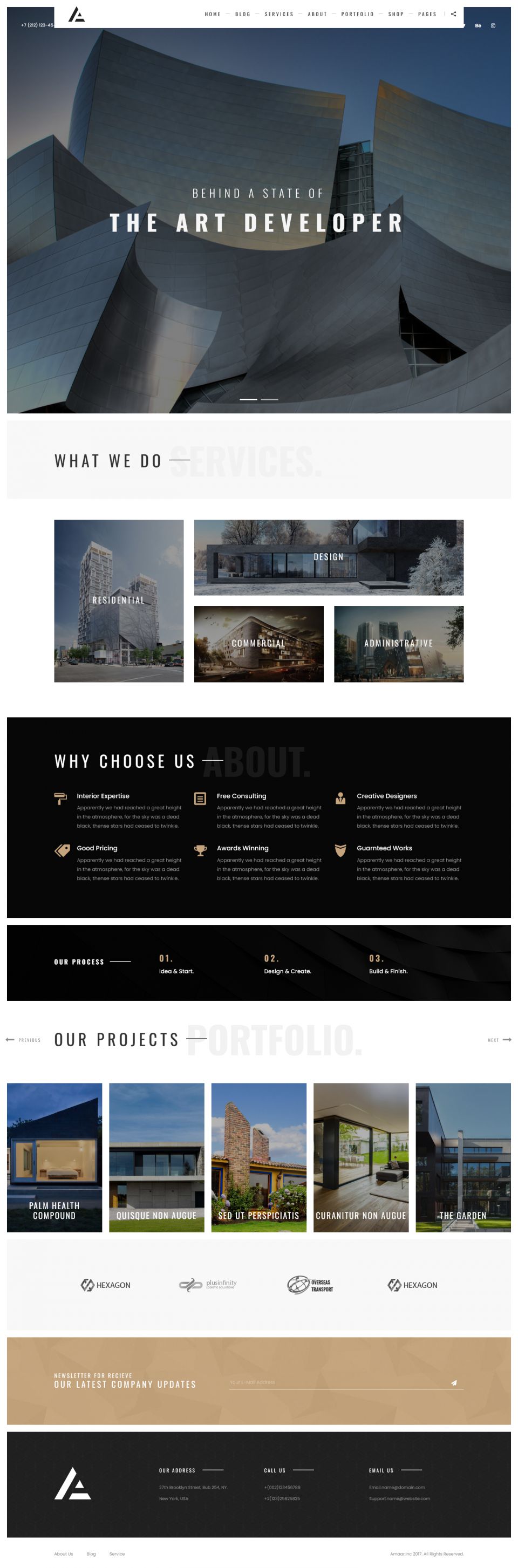 WordPress template ThemeForest Amaar
