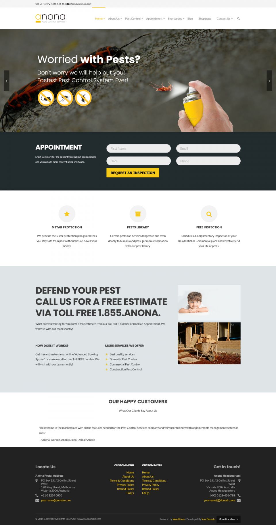 Template ThemeForest Anona WordPress template ThemeForest Anona
