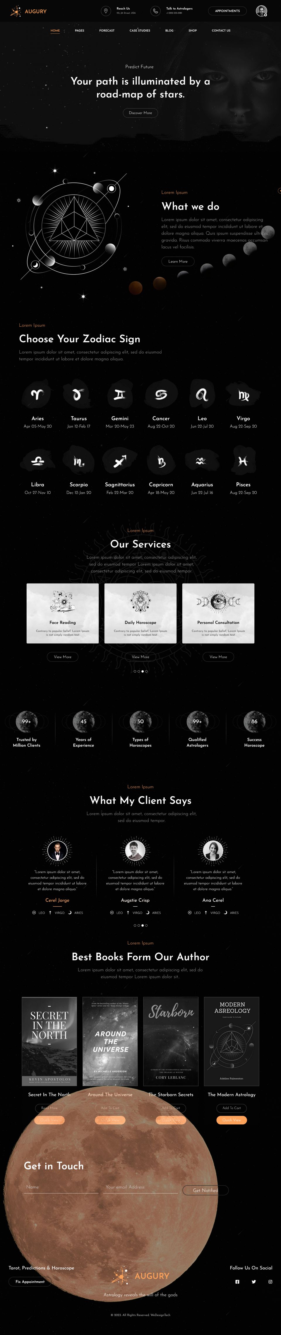 WordPress template ThemeForest Augury