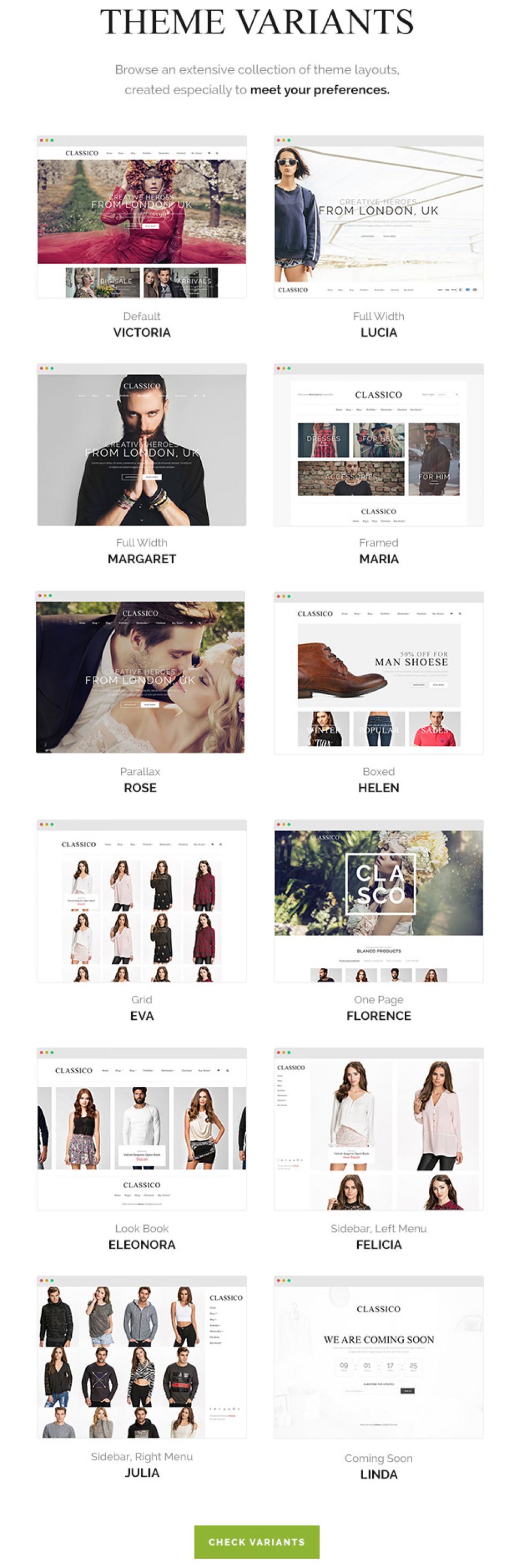 Template ThemeForest Classico WordPress template ThemeForest Classico