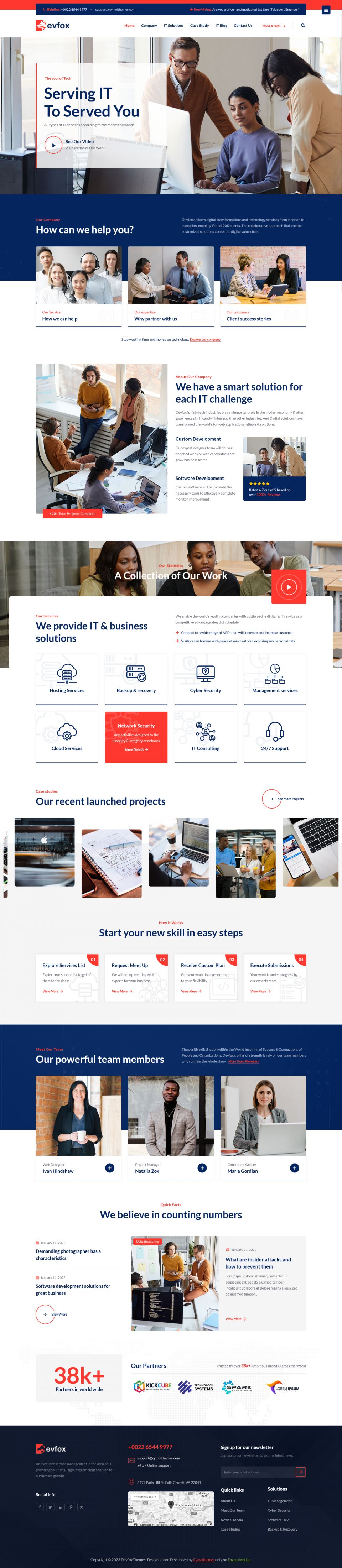 WordPress template ThemeForest DevFox