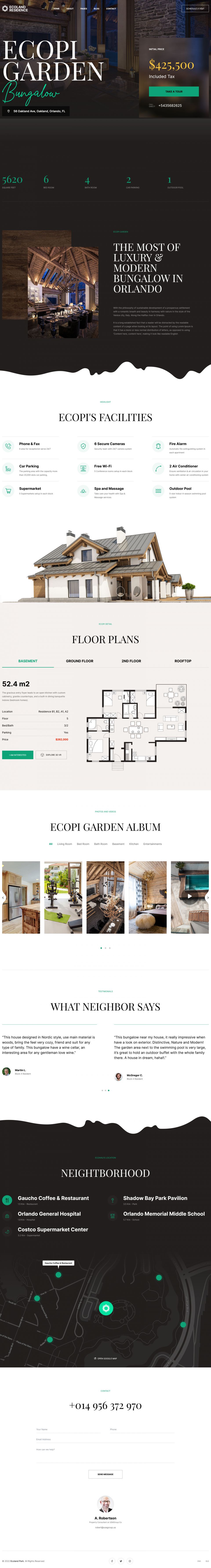 WordPress template ThemeForest Ecoland
