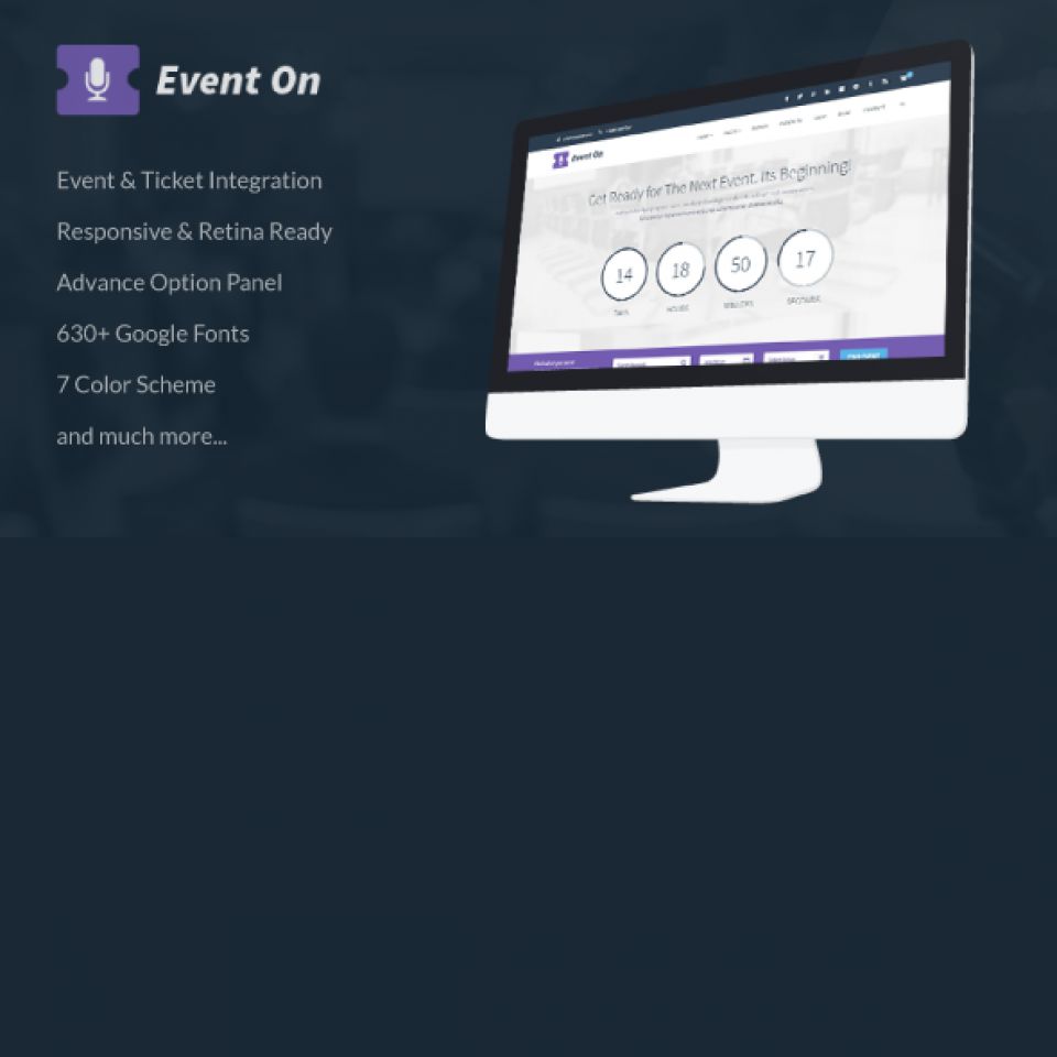Template ThemeForest Event On WordPress template ThemeForest Event On