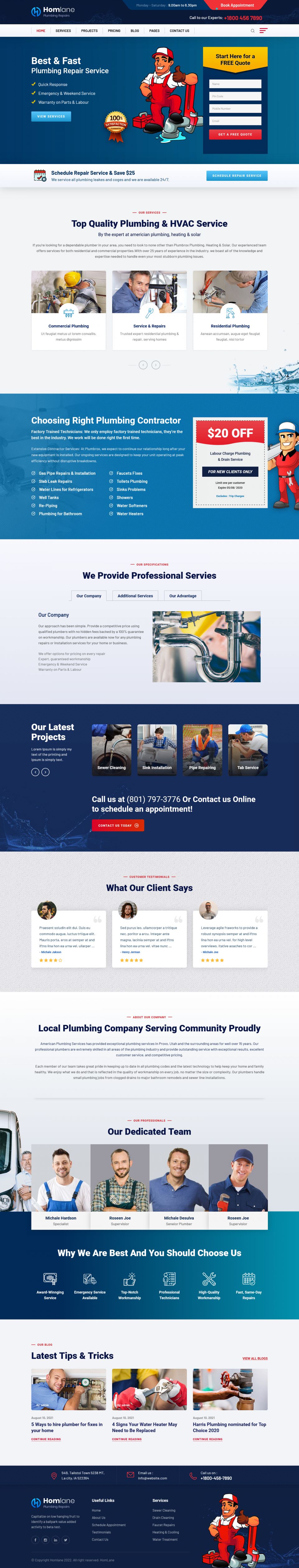 WordPress template ThemeForest Homlane
