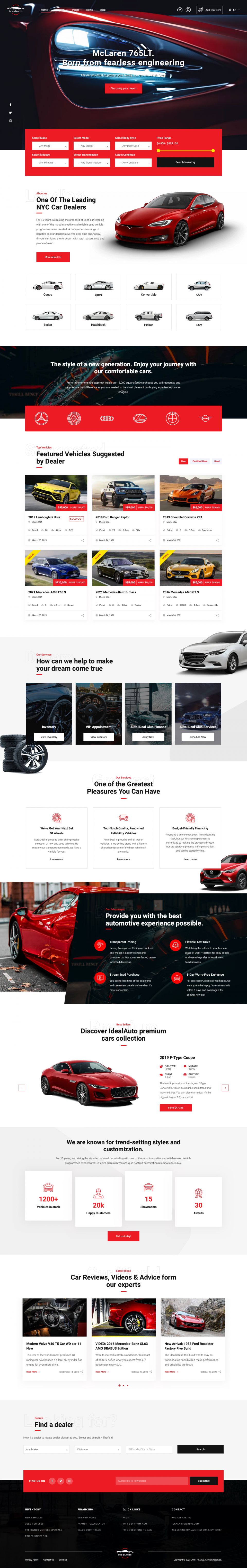 Template ThemeForest IdealAuto WordPress template ThemeForest IdealAuto