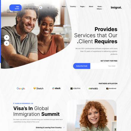 ThemeForest Imigrat