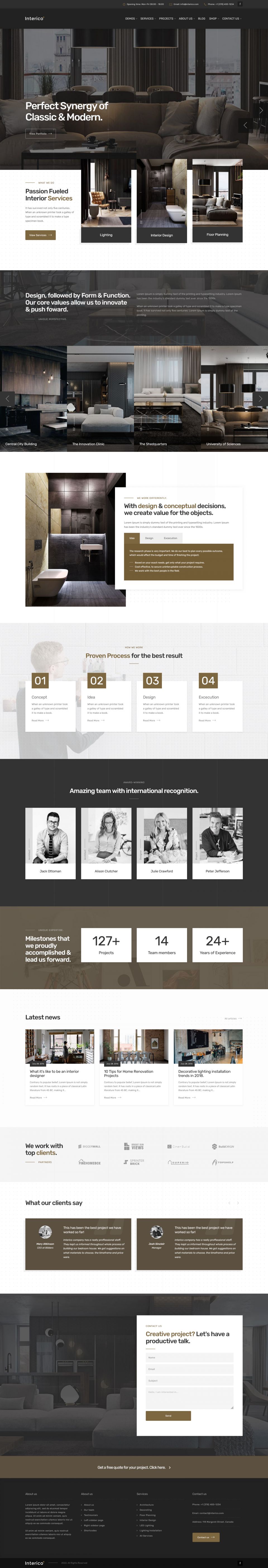 WordPress template ThemeForest Interico