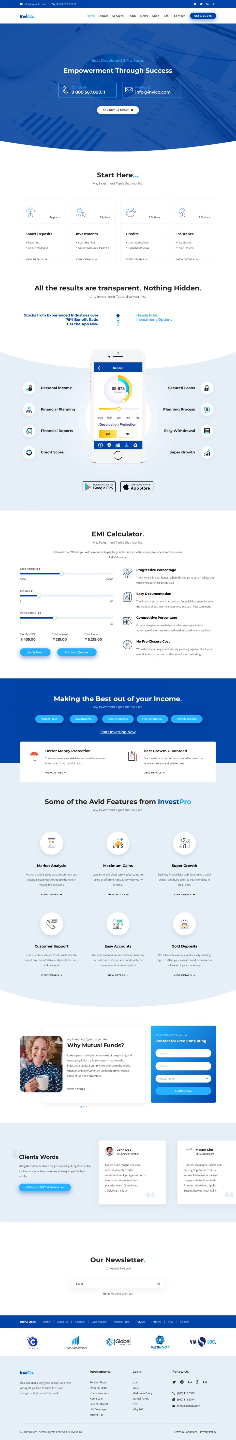 Template ThemeForest Invico WordPress template ThemeForest Invico