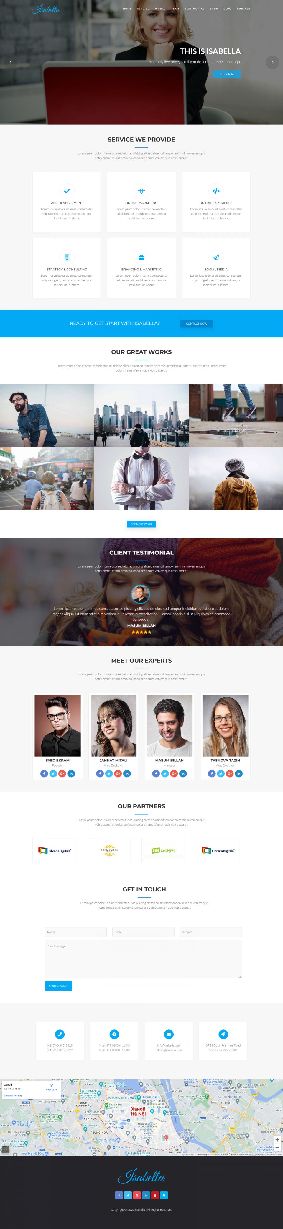 Template ThemeForest Isabella WordPress template ThemeForest Isabella