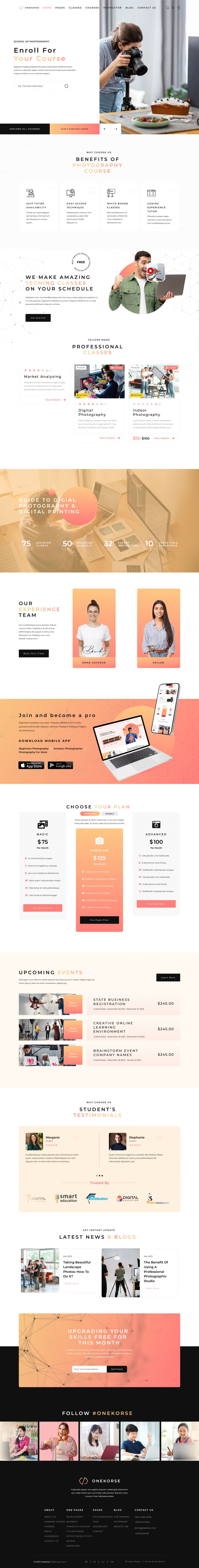 WordPress template ThemeForest Onekorse