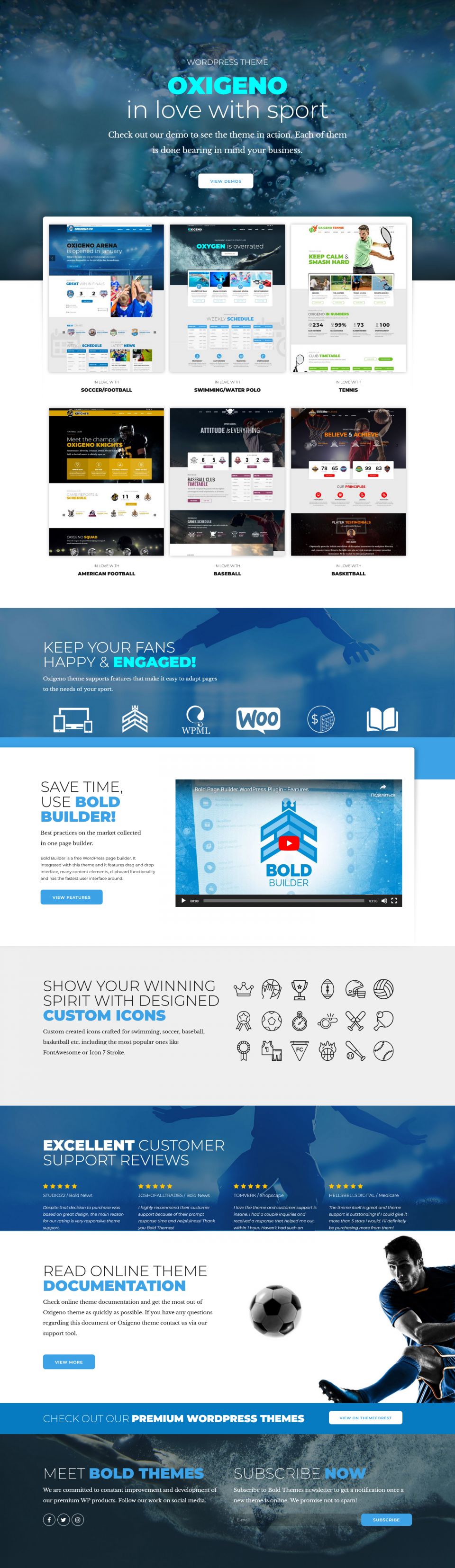 Template ThemeForest Oxigeno WordPress template ThemeForest Oxigeno