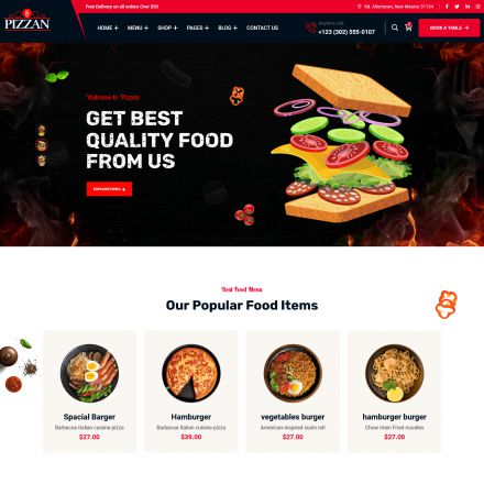 ThemeForest Pizzan