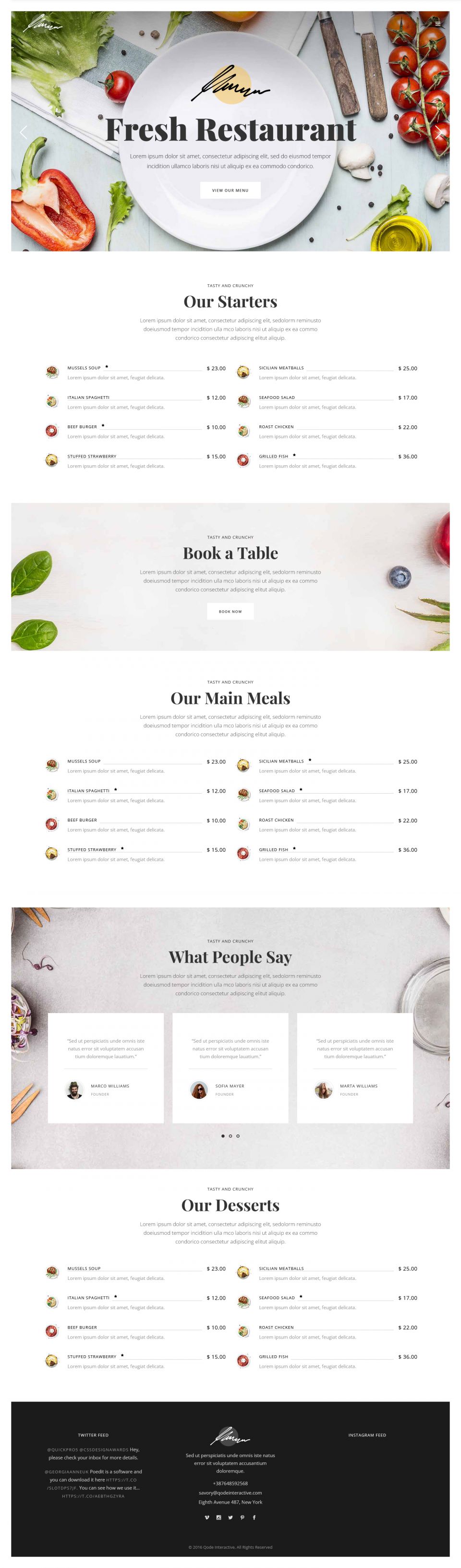 Template ThemeForest Savory WordPress template ThemeForest Savory