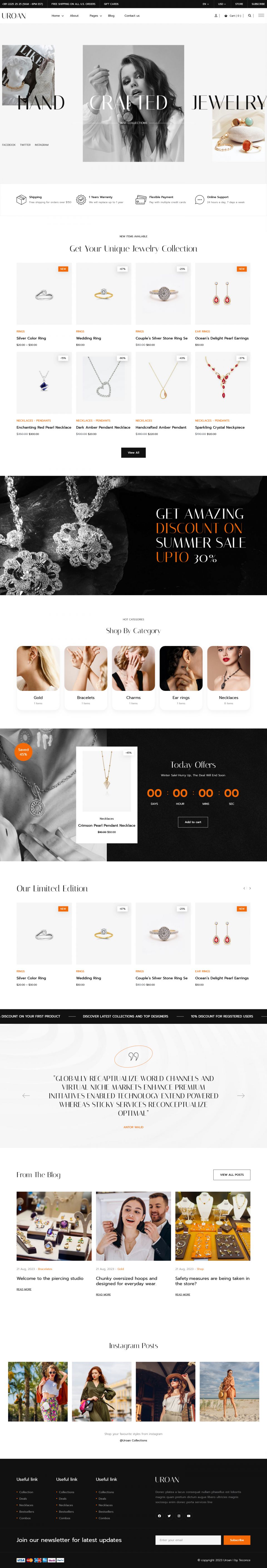 WordPress template ThemeForest Uroan