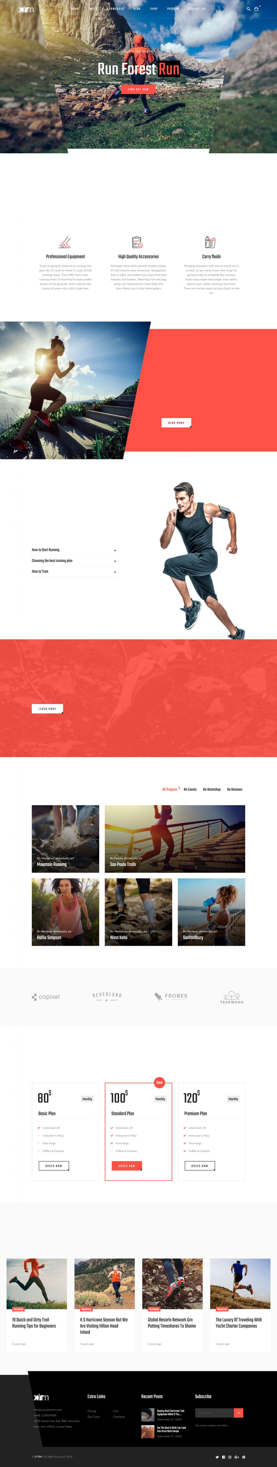 WordPress template ThemeForest XTRM
