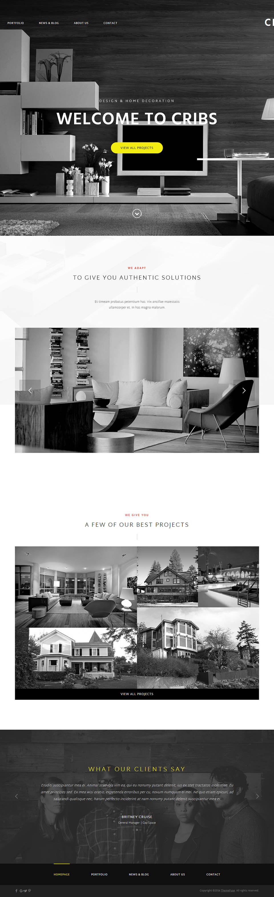 WordPress template ThemeFuse Cribs