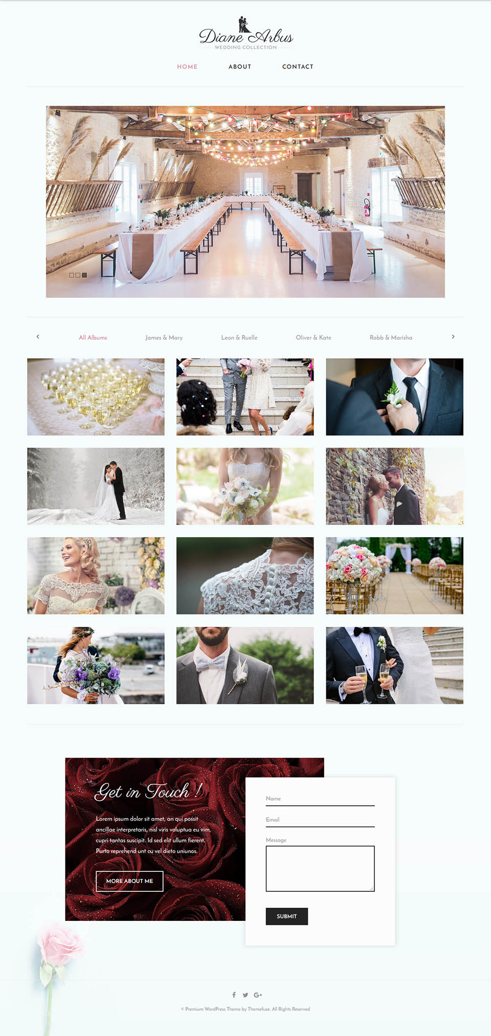 WordPress template ThemeFuse Diane Arbus