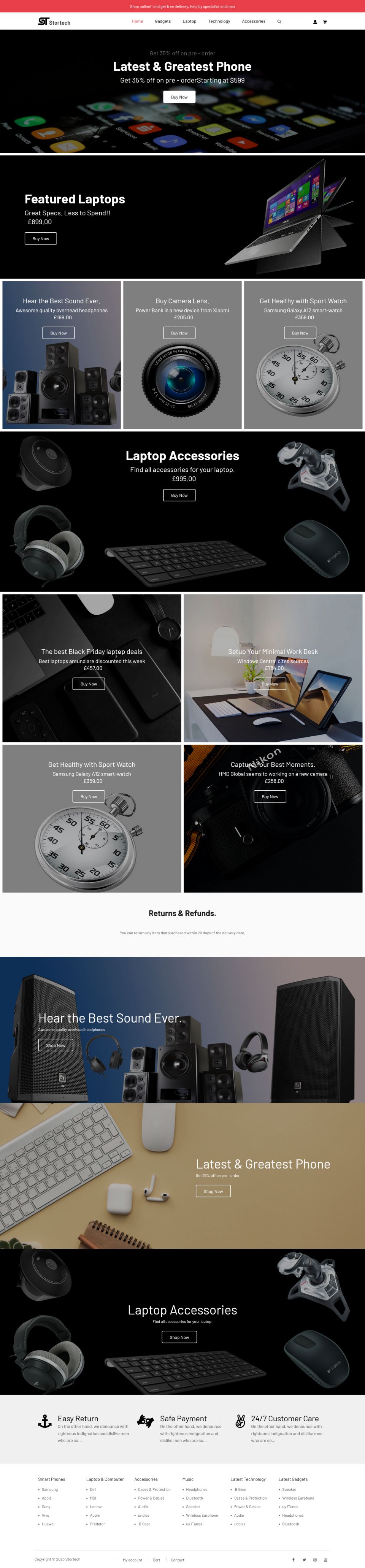 WordPress template Theme Palace Stortech Pro