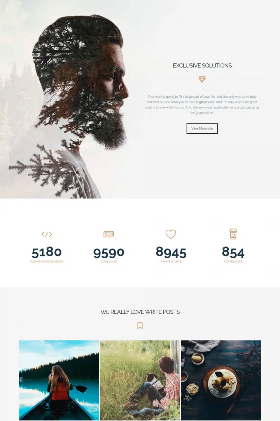 WordPress template Visualmodo Spark