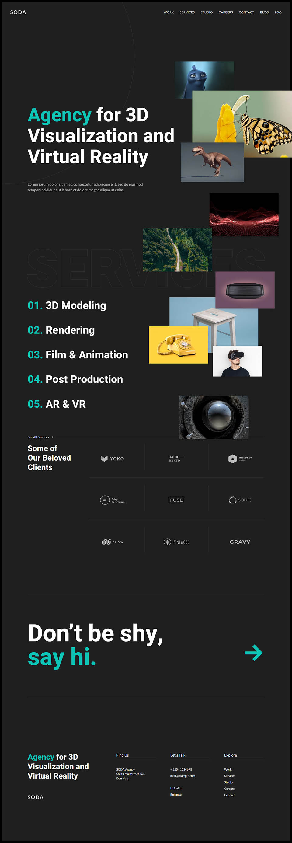 WordPress template YOOtheme Soda