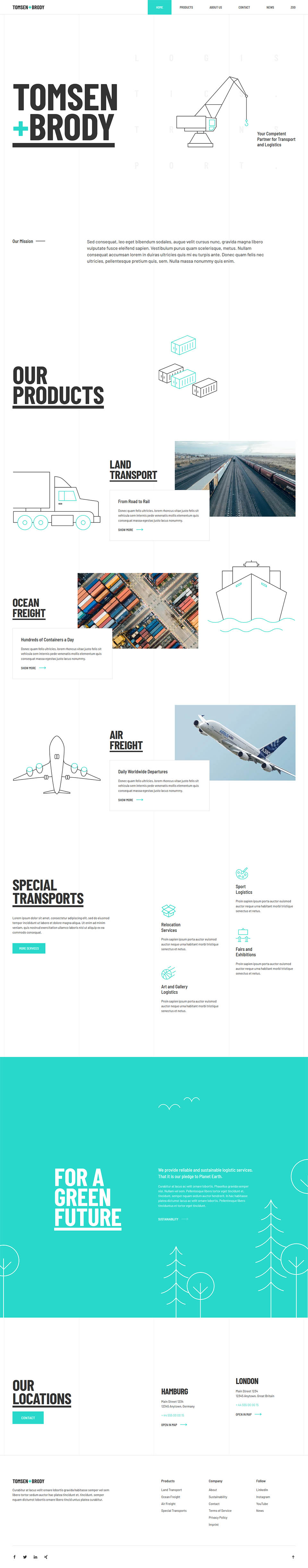 WordPress template YOOtheme Tomsen Brody