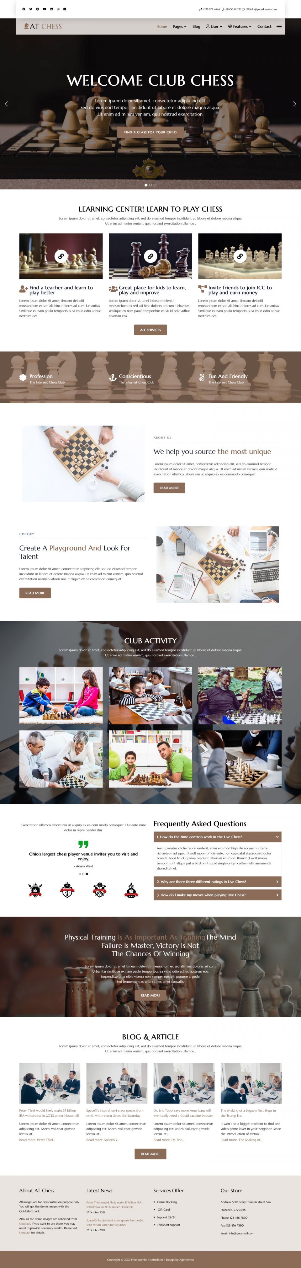 Template AGE Themes Chess Joomla template AGE Themes Chess