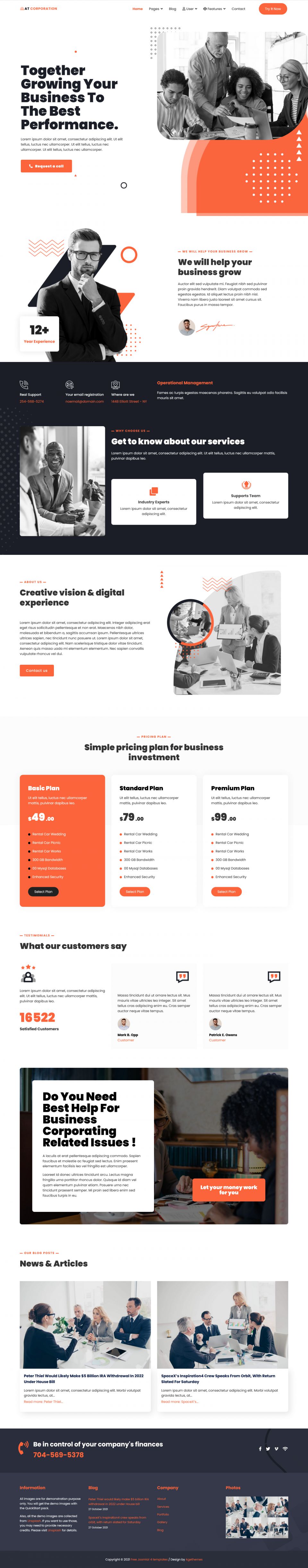 Template AGE Themes Corporation Joomla template AGE Themes Corporation