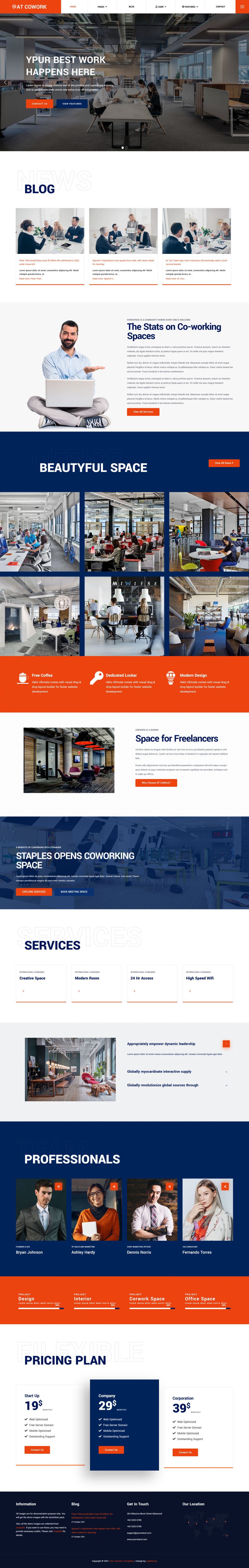 Template AGE Themes Cowork Joomla template AGE Themes Cowork