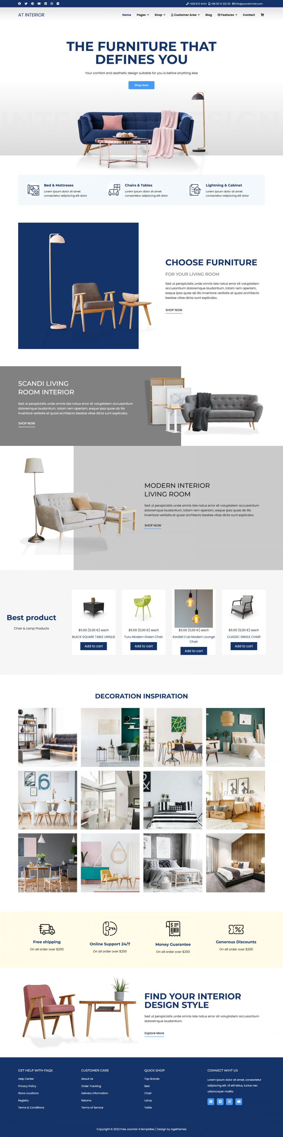 Template AGE Themes Interior Joomla template AGE Themes Interior