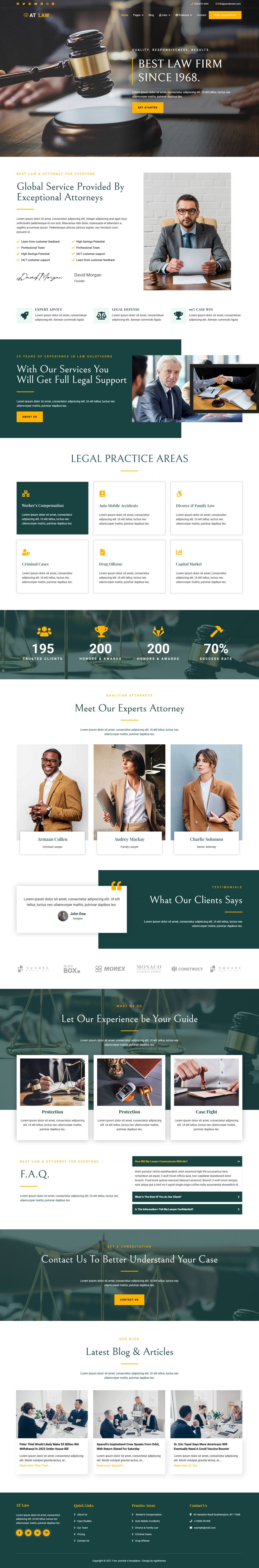 Template AGE Themes Law Joomla template AGE Themes Law