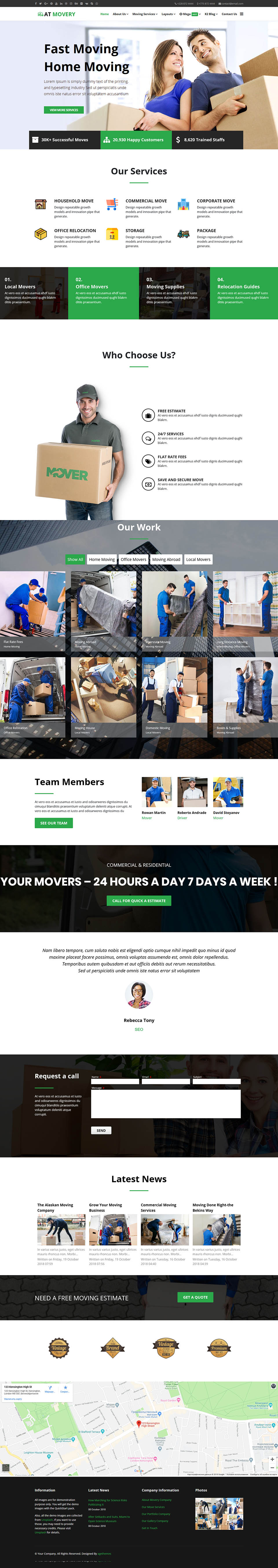 Template AGE Themes Movery Joomla template AGE Themes Movery