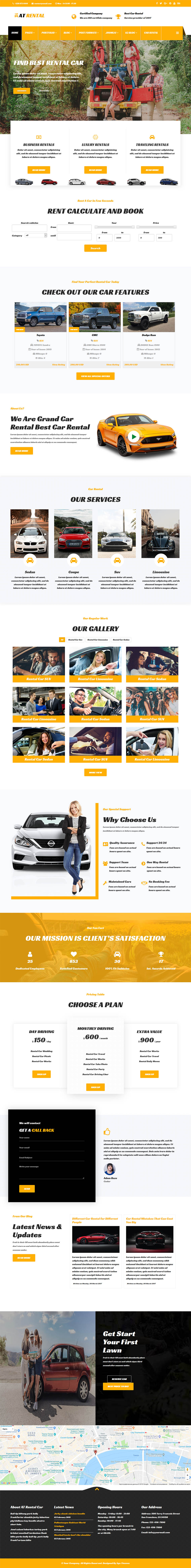 Template AGE Themes Rental Joomla template AGE Themes Rental
