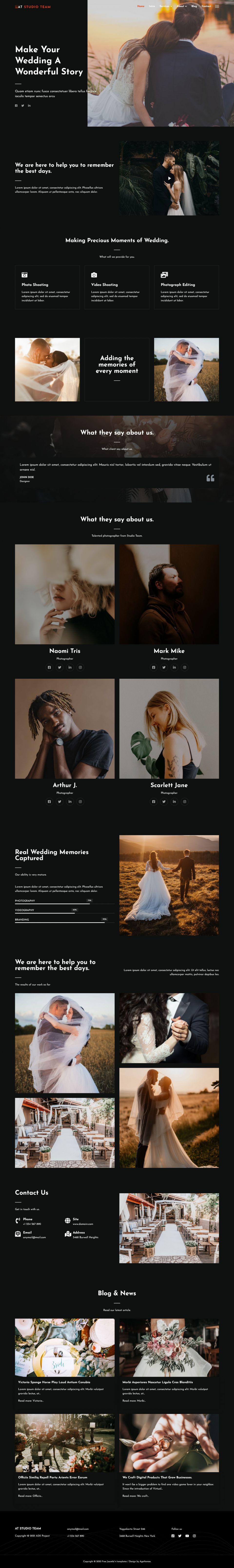 Joomla template AGE Themes Studio Team Onepage