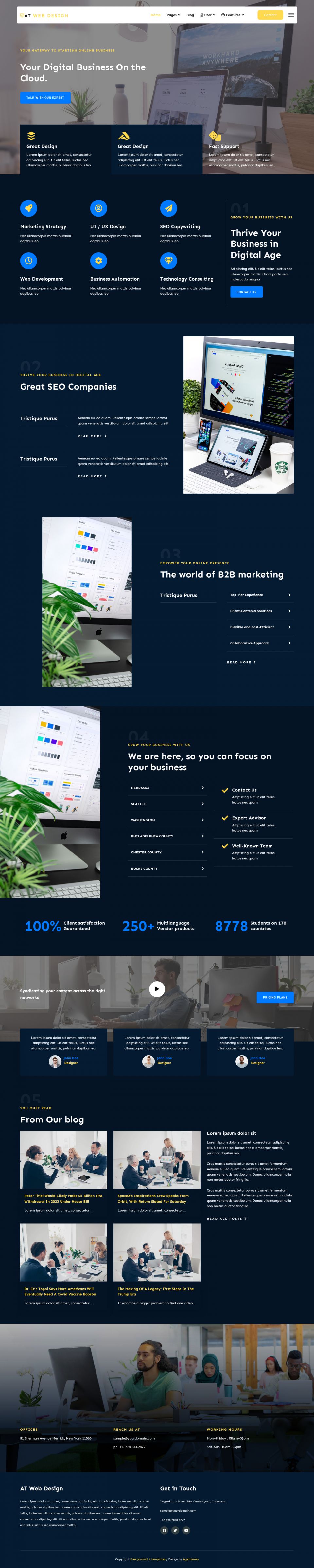 Template AGE Themes Web Design Joomla template AGE Themes Web Design