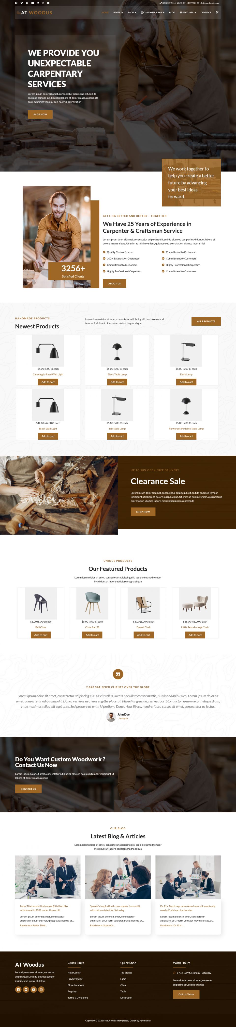 Template AGE Themes Woodus Joomla template AGE Themes Woodus