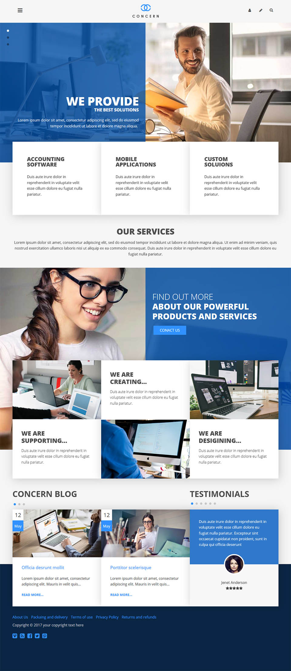 Template EnergizeThemes Concern Joomla template EnergizeThemes Concern