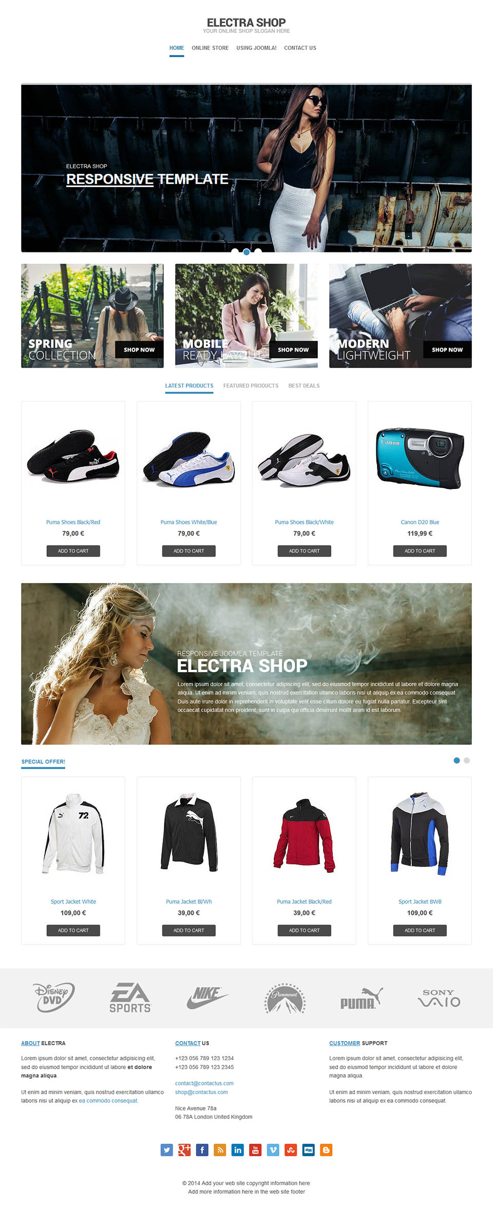 Template EnergizeThemes Electra Shop Joomla template EnergizeThemes Electra Shop
