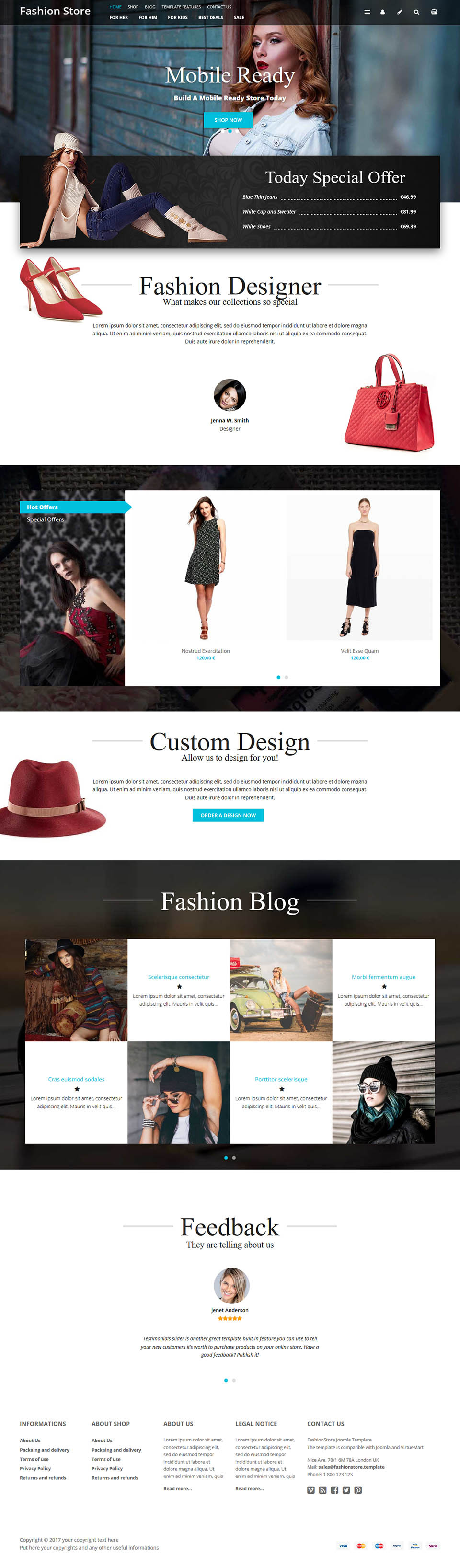 Template EnergizeThemes Fashion Store Joomla template EnergizeThemes Fashion Store