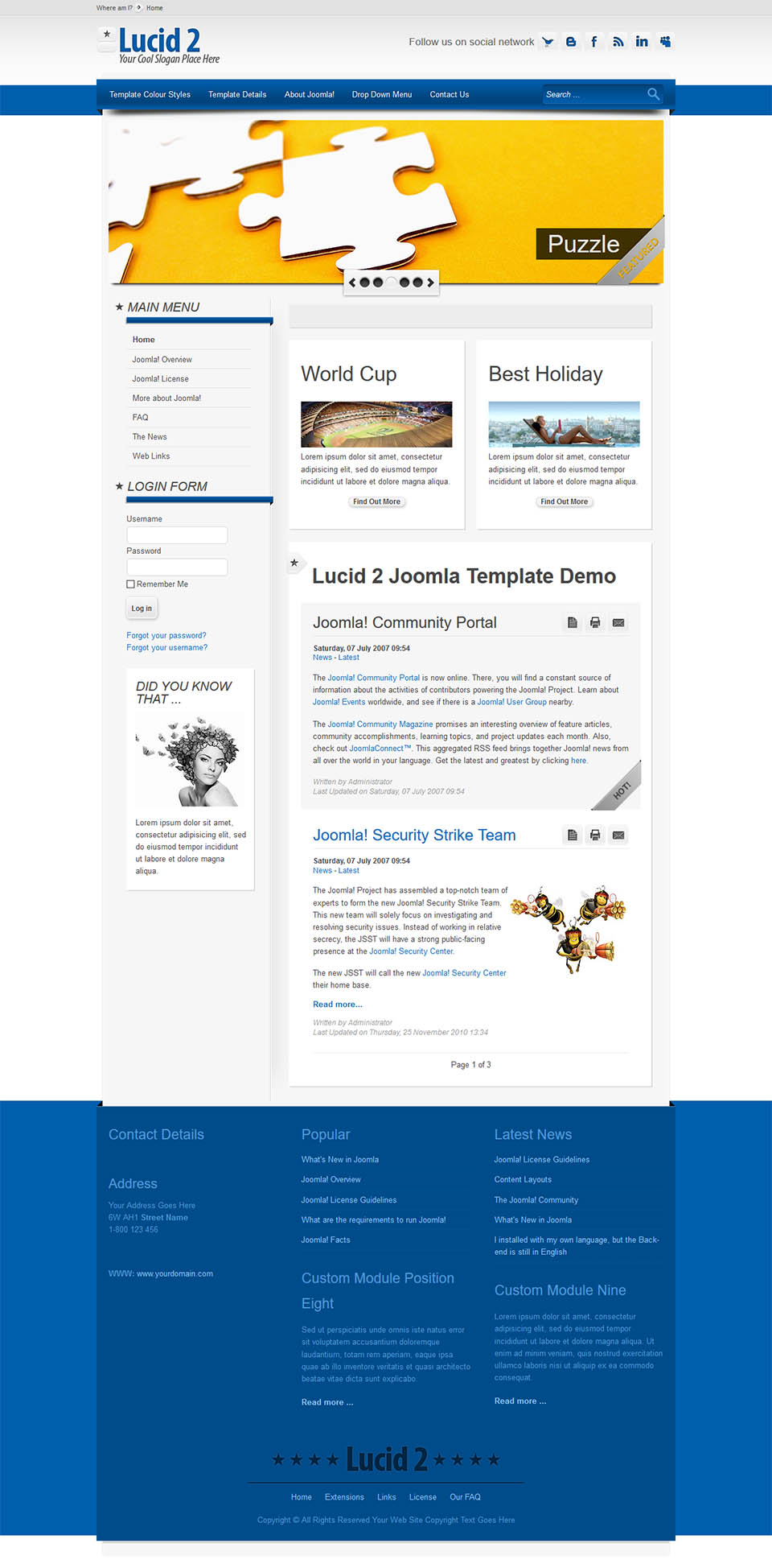 Template EnergizeThemes Lucid Joomla template EnergizeThemes Lucid