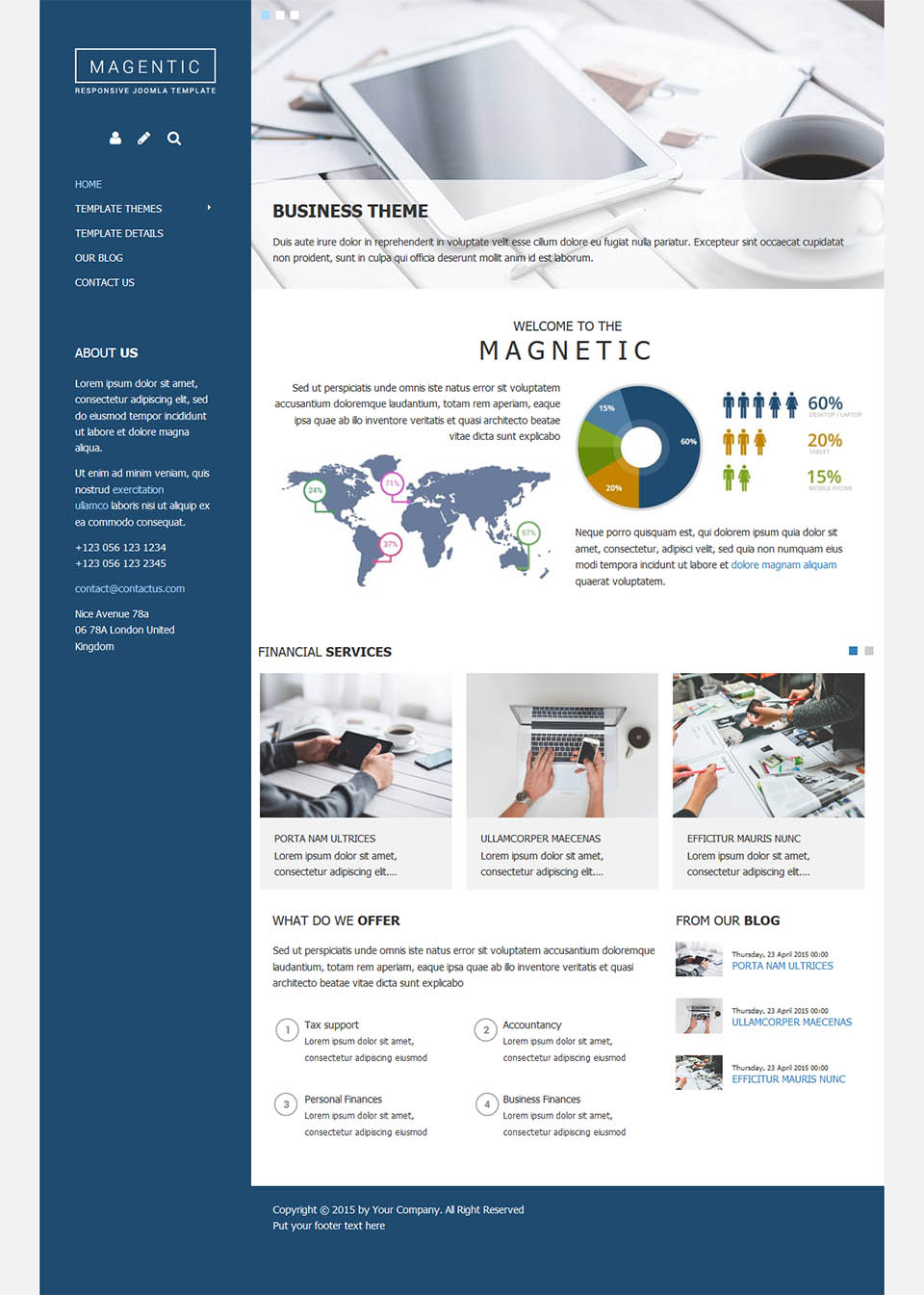 Template EnergizeThemes Magnetic Joomla template EnergizeThemes Magnetic