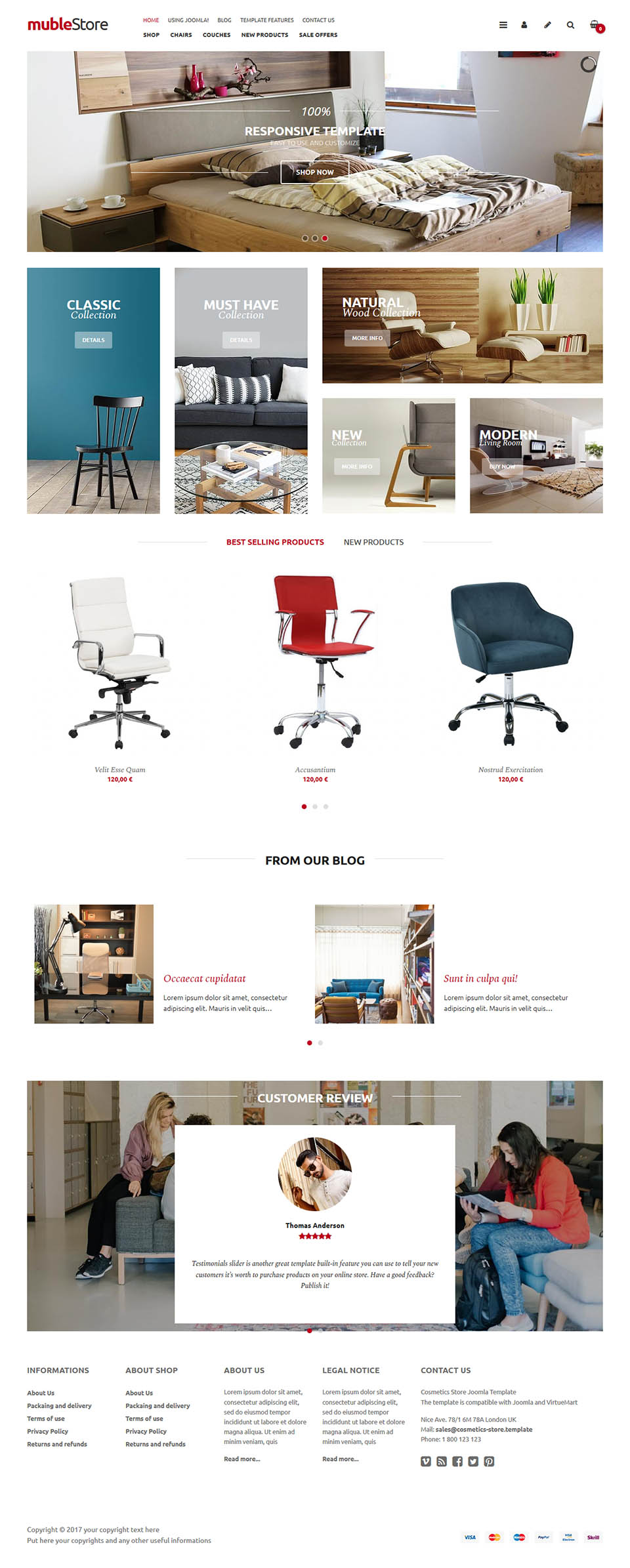 Template EnergizeThemes Muble Store Joomla template EnergizeThemes Muble Store