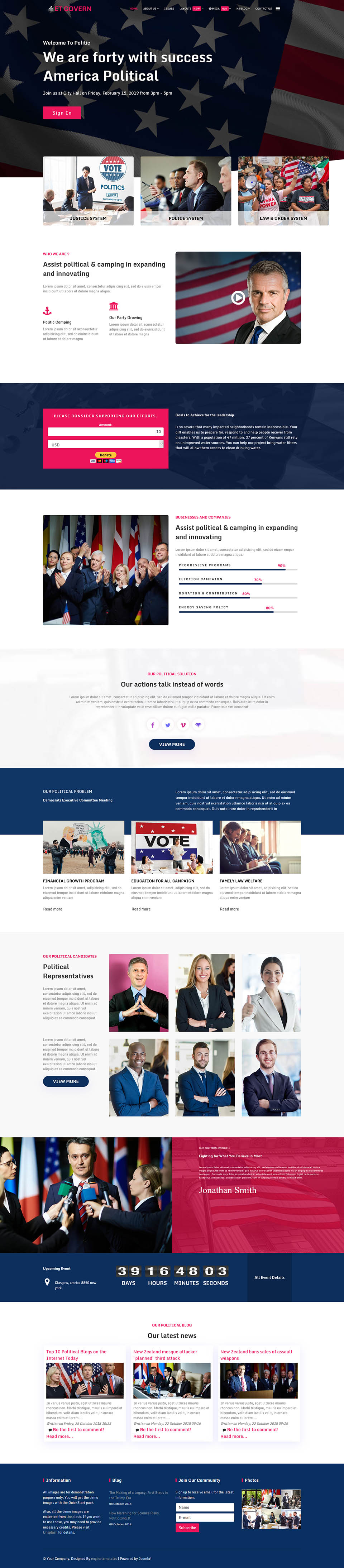 Template EngineTemplates Govern Joomla template EngineTemplates Govern