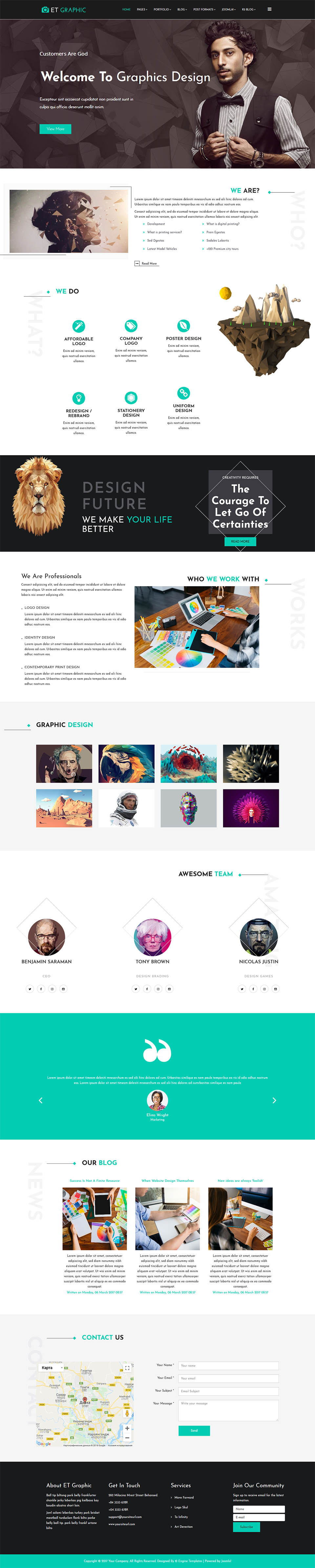 Template EngineTemplates Graphic Joomla template EngineTemplates Graphic