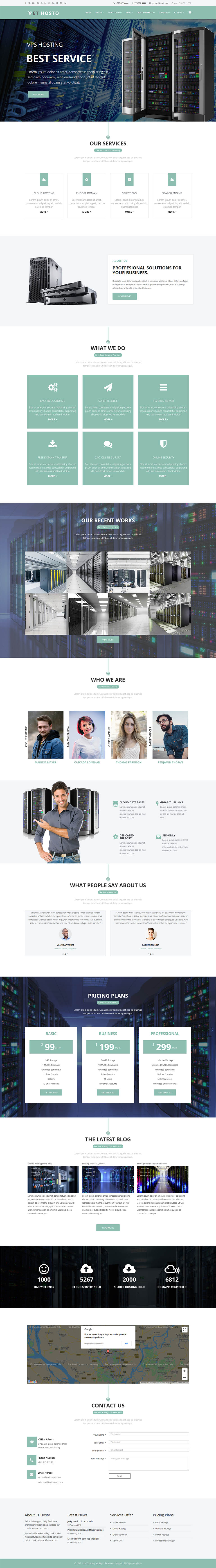 Template EngineTemplates Hosto Joomla template EngineTemplates Hosto