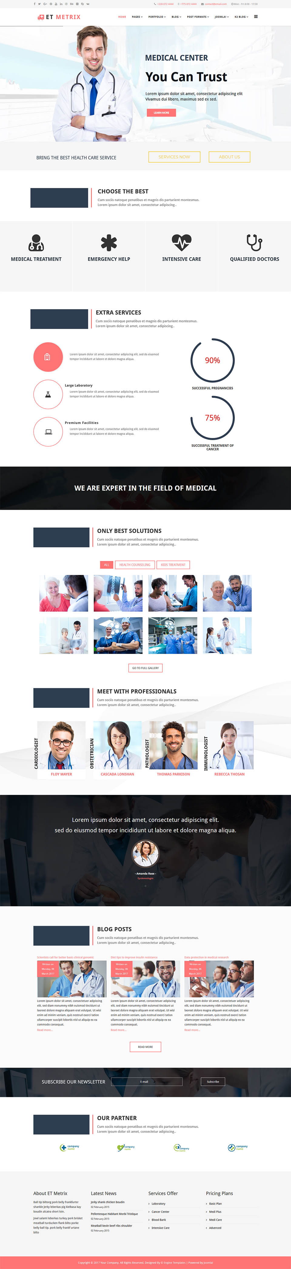 Template EngineTemplates Metrix Joomla template EngineTemplates Metrix