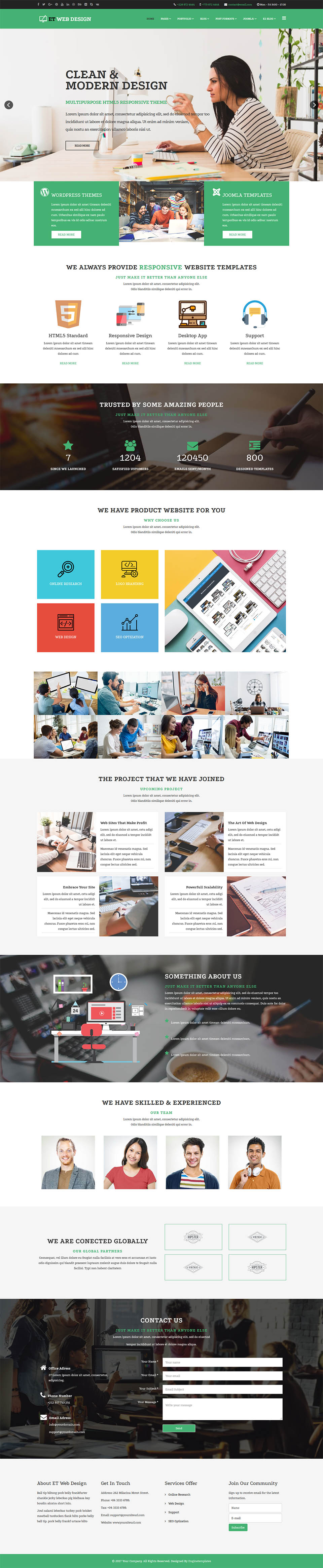 Template EngineTemplates Web Design Joomla template EngineTemplates Web Design