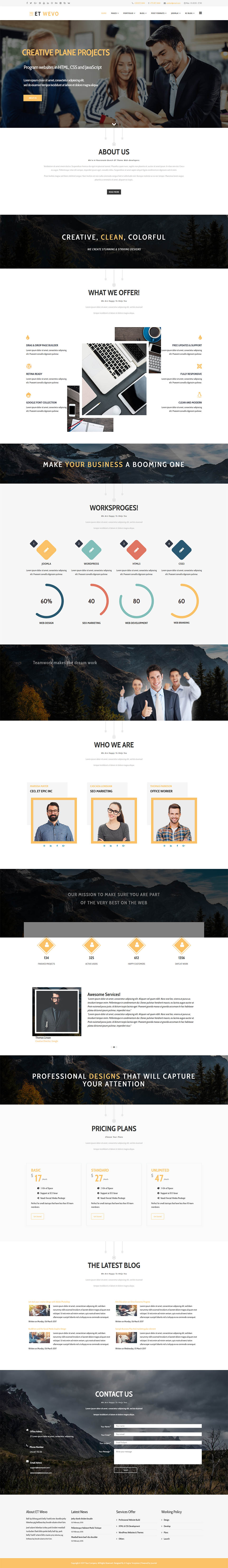 Template EngineTemplates Wevo Joomla template EngineTemplates Wevo