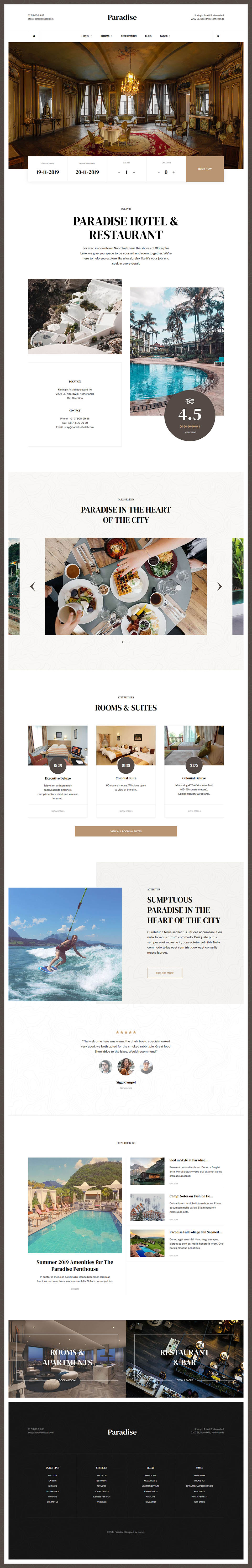 Template GavickPro Paradise Joomla template GavickPro Paradise