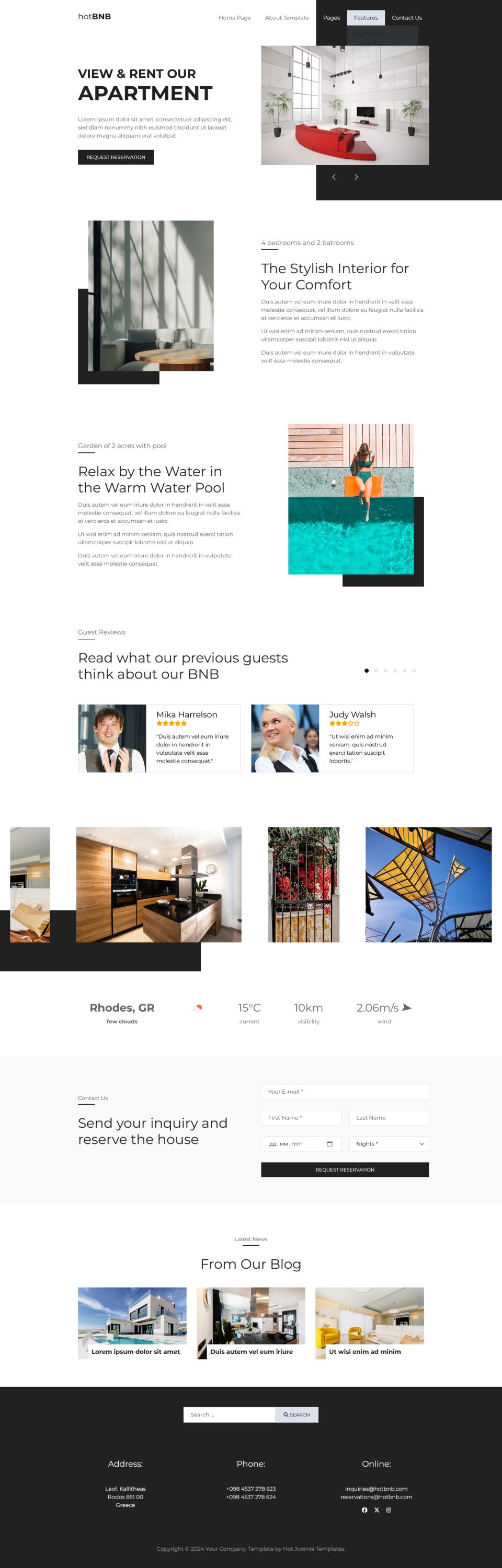 Template HotThemes BNB Joomla template HotThemes BNB